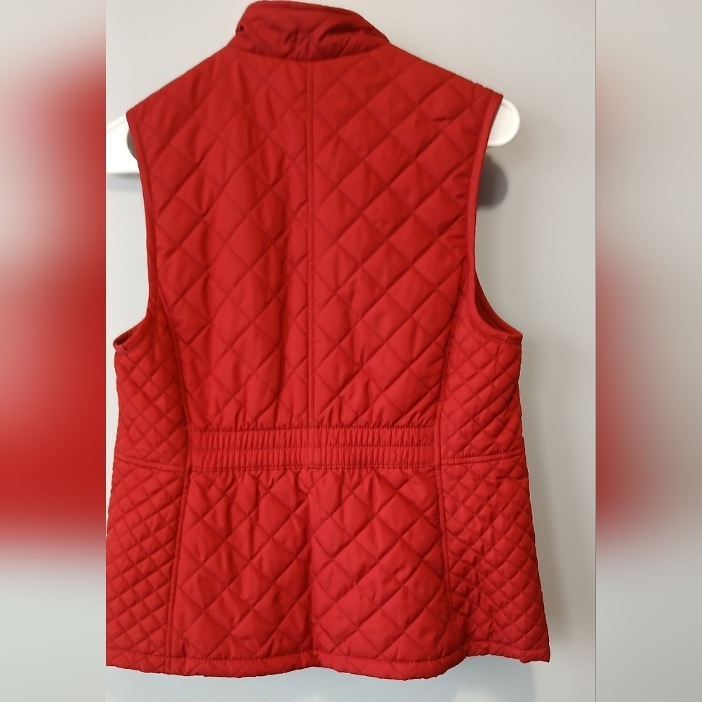 Croft & Barrow Quilted Zip Front Vest Womens Size Small - Picture 4 of 4